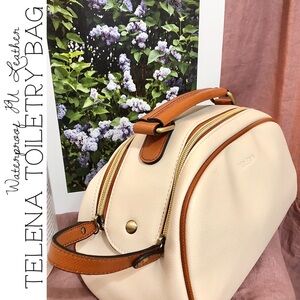 Waterproof PU Leather Telena Toiletry Travel Case